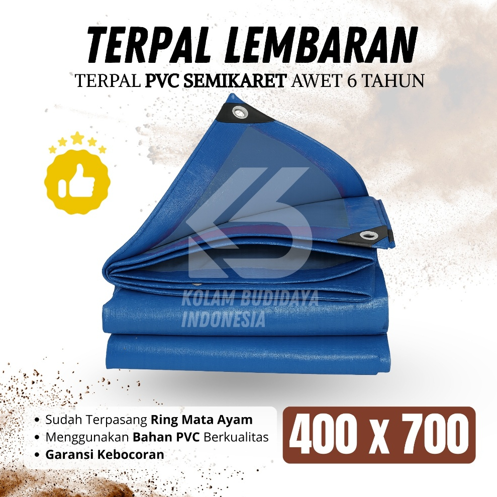 4x7 TERPAL TRUK PICKUP SEMI KARET PVC ORCHID KUAT SERBAGUNA