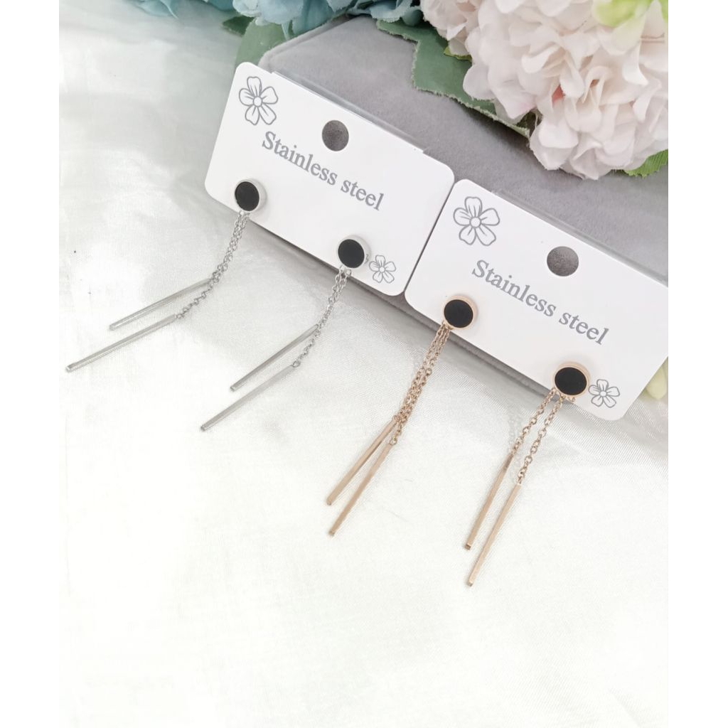 anting jurai mata hitam Titanium