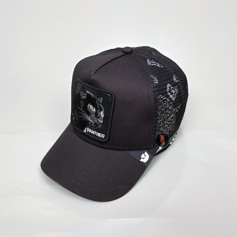 TOPI ORIGINAL GOORIN BROS TRUCKER PANTHER BLACK