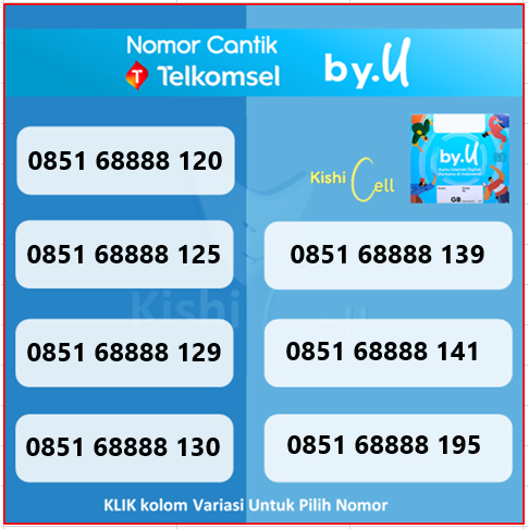 Kartu Perdana Nomor Cantik Telkomsel By U.