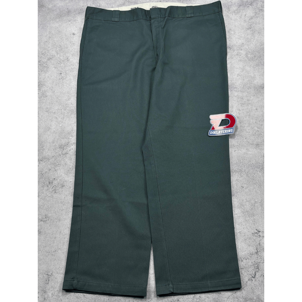 DICKIES - 874 ORIGINAL FIT WORK PANTS LINCOLN GREEN SIZE 42x30