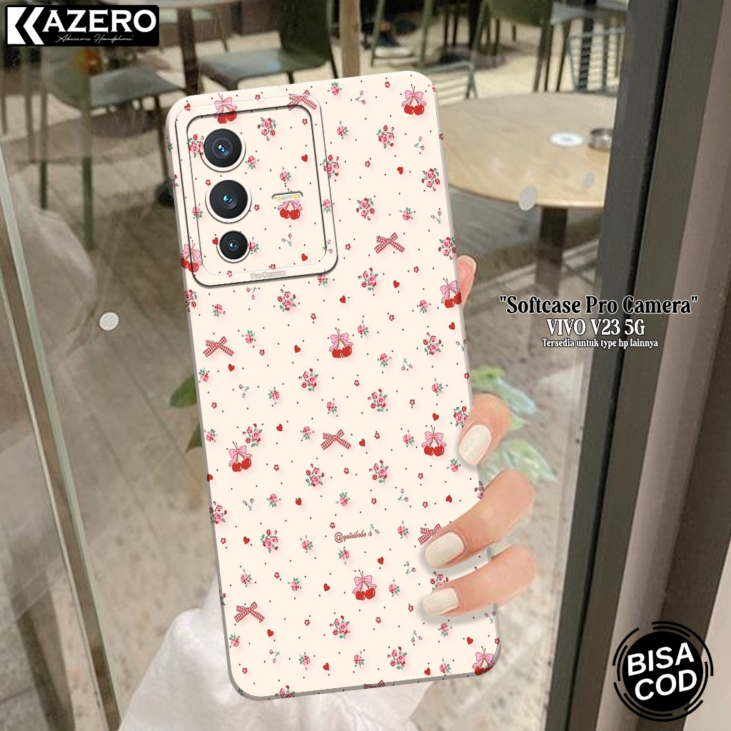 Softcase Hp VIVO V23 5G Terbaru - Fashion Case Aesthetic - Case VIVO V23 5G - Silikon Pro Camera-Cas