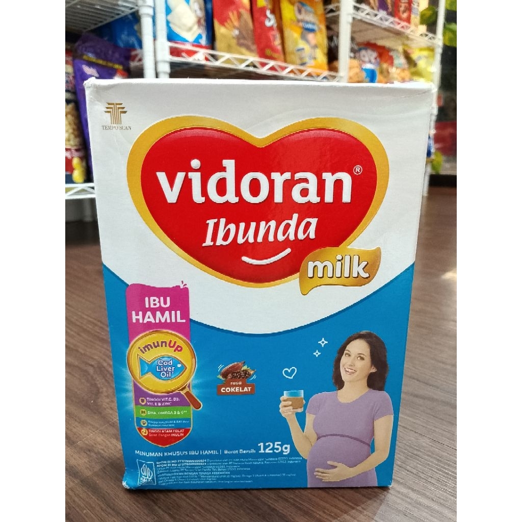 vidoran Ibunda Rasa Coklat 125gr Susu Ibu Hamil - 1 box
