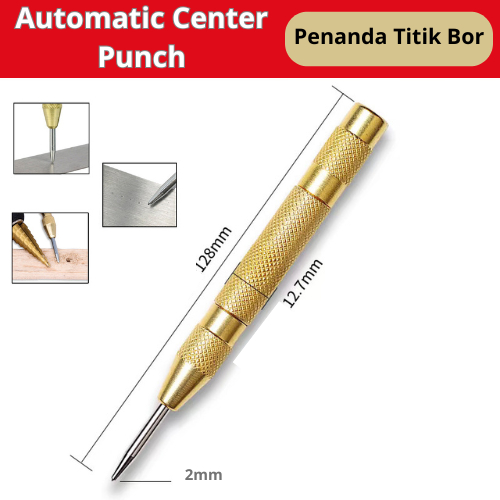 Penanda Titik Bor Automatic Center Punch Penitik Bor