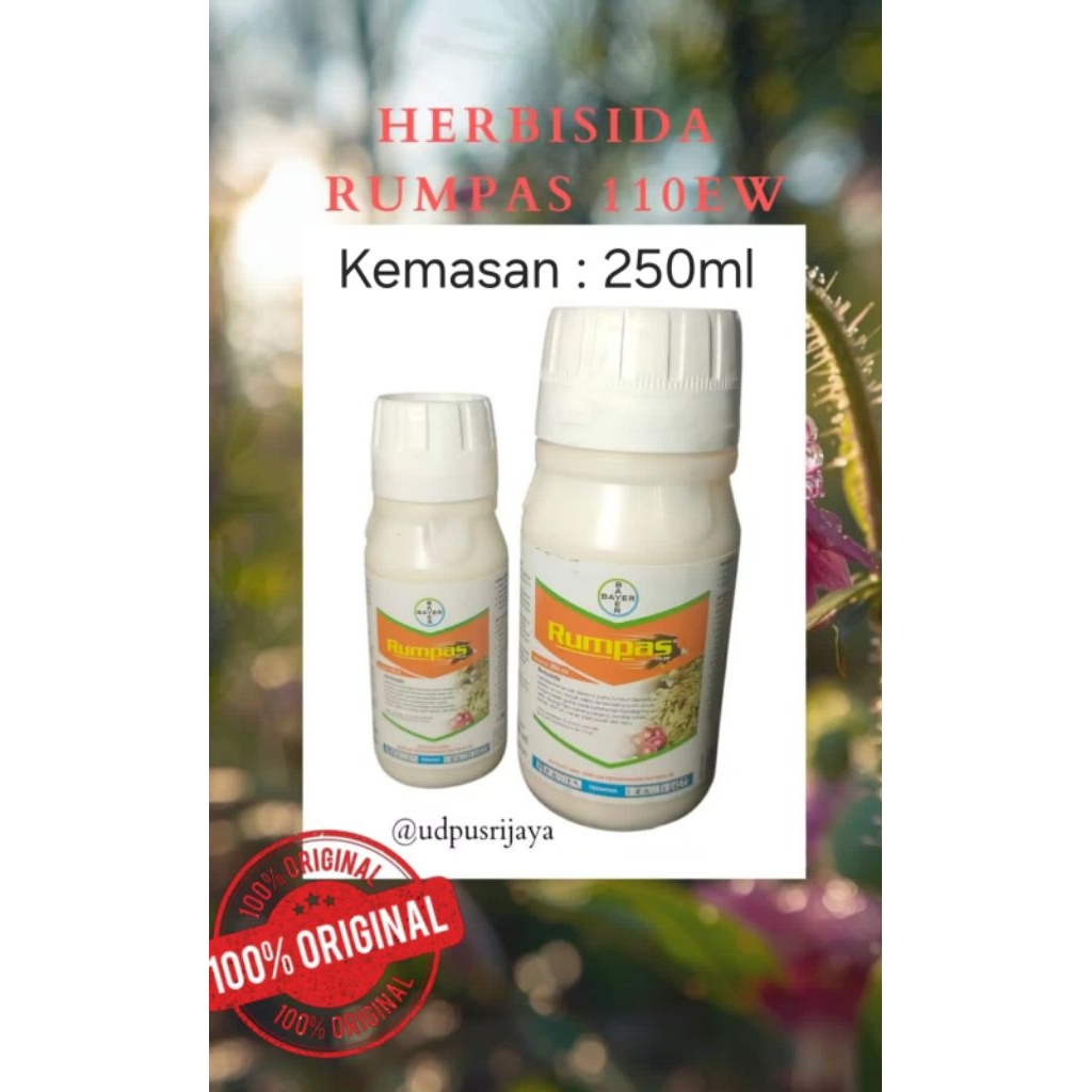 Herbisida Obat Rumput Rumpas 110 ew kemasan 250ml