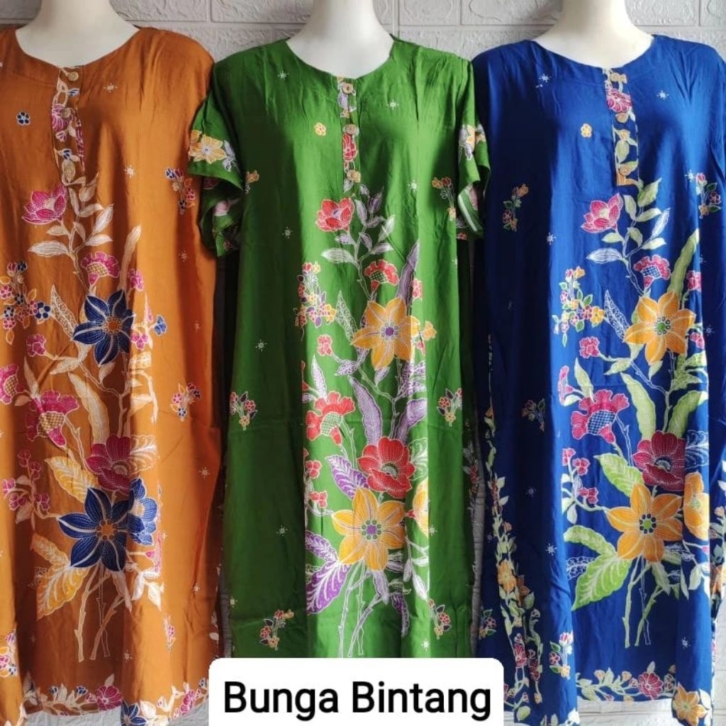 Daster Hengky XL kancing LD 130 cm