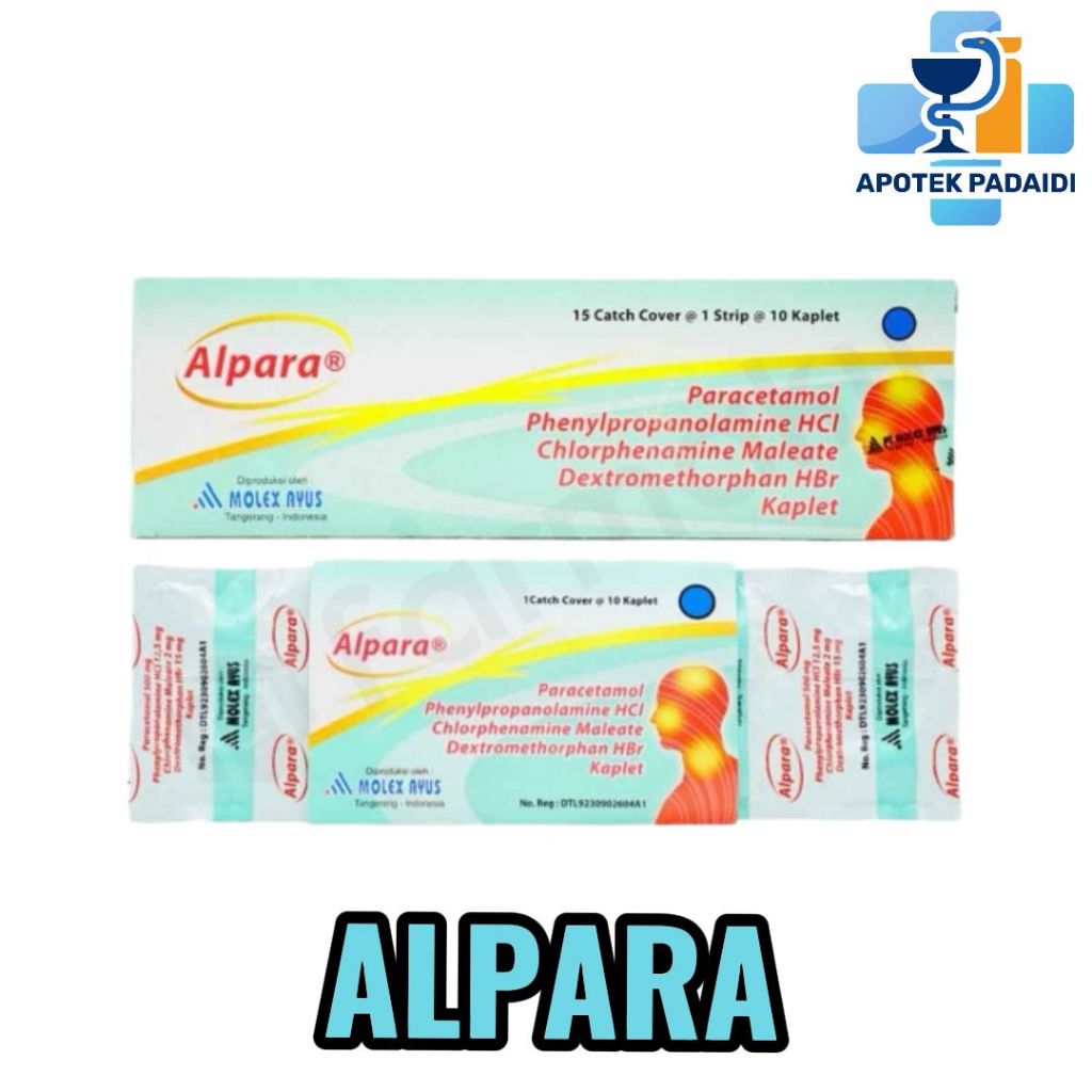 Alpara Kaplet Obat Batuk dan Flu - 10S