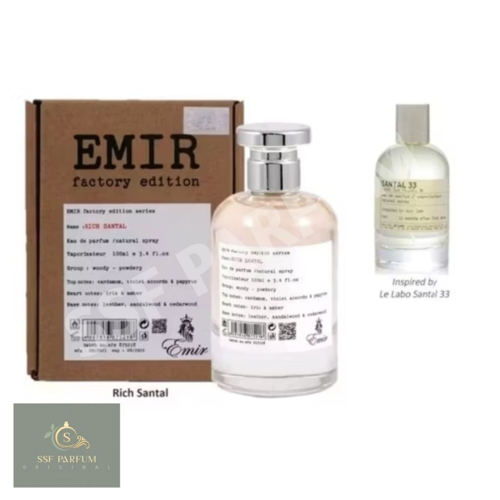 Emir factory edition rich santal edp 100ml