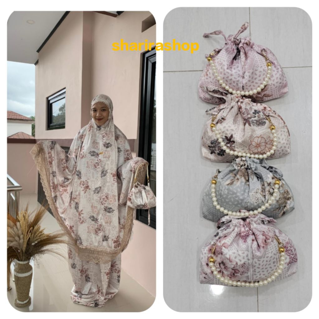 MUKENA SILK PREMIUM RENDAH BESAR, MUKENA SILK CANTIK UKURAN JUMBO DAN NYAMAN DI PAKAI