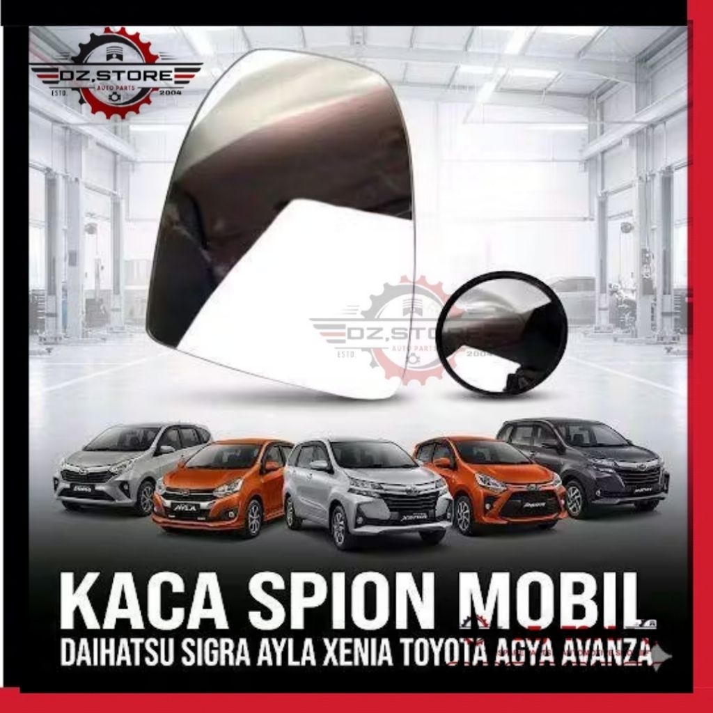 TERMURAHKACA SPION MANUAL SIGRA,AGYA,AYLA,XENIA,AVANZA ORIGINAL BEST SELLER cermin mobil - KACA, KIR