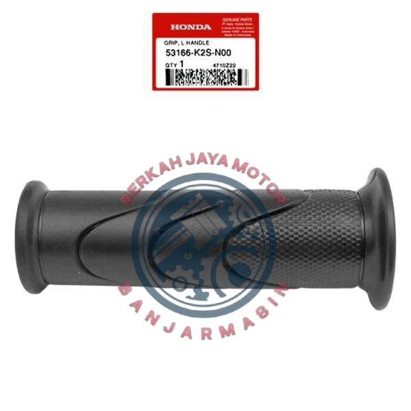 53166K2SN00 Hand Grip Karet Gas Kiri Honda beat Vario Scoopy Genio Supra X Revo 110 fi Ori AHM