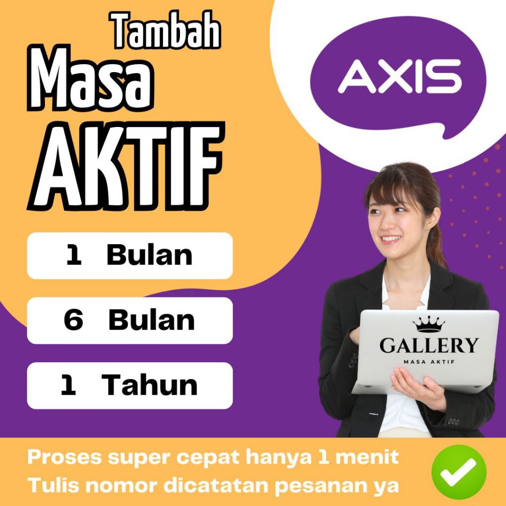 MASA AKTIF AXIS 1 TAHUN | PERPANJANG MASA AKTIF AXIS MURAH