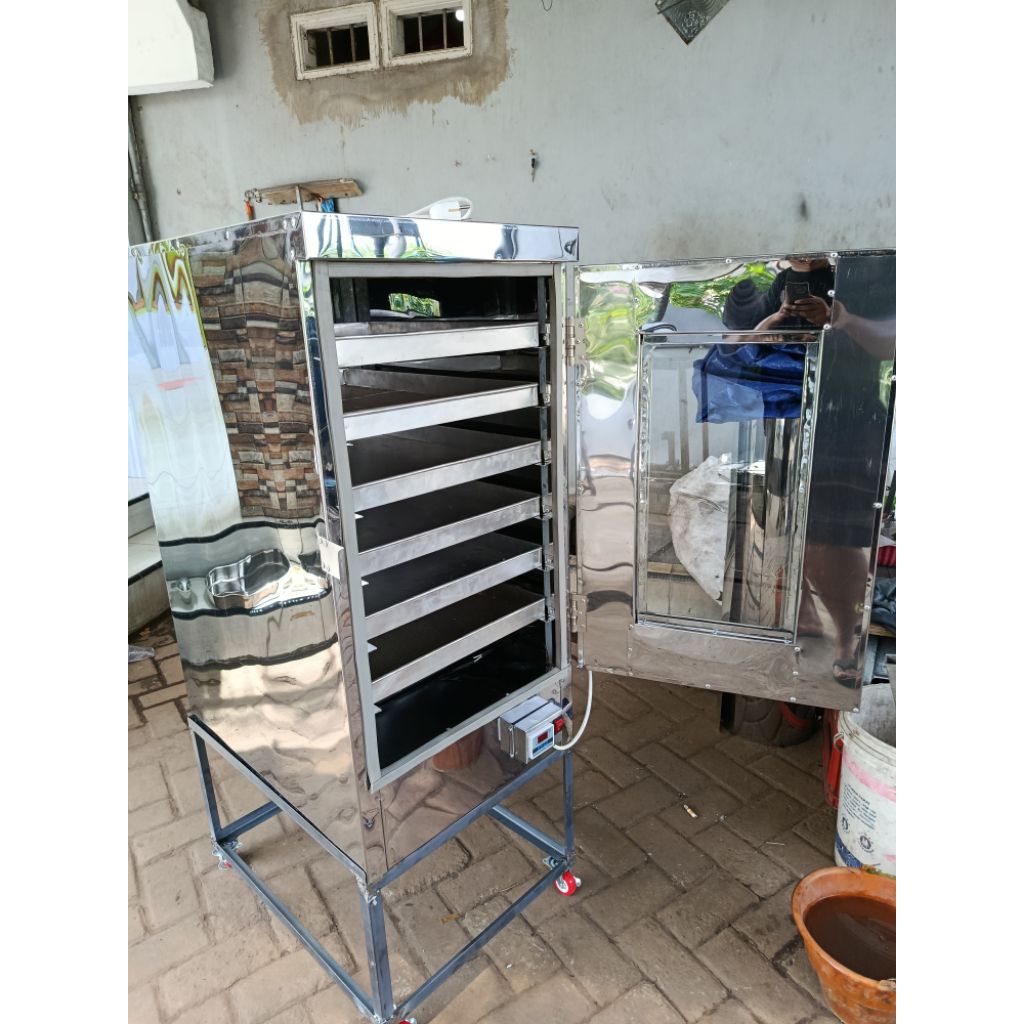 profer otomatis pengembang roti 6 rak full stainless