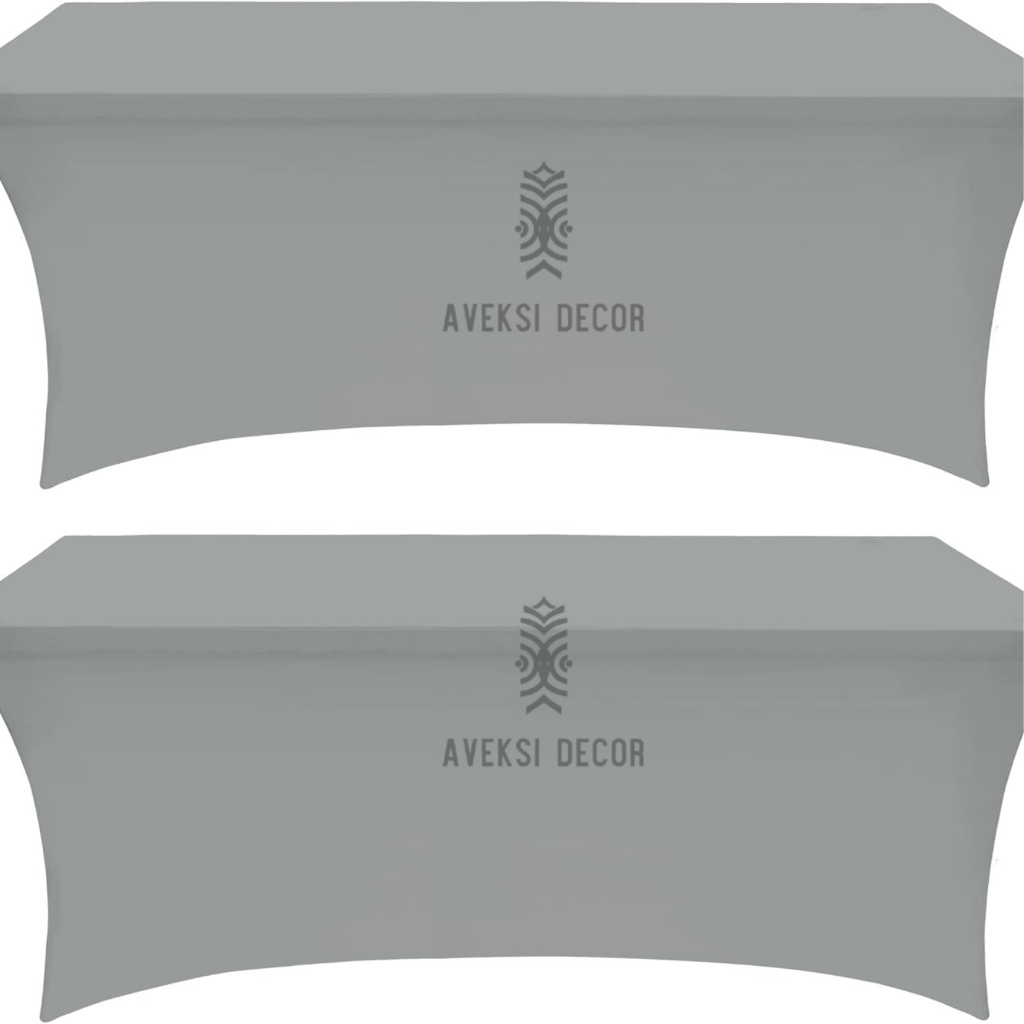 Cover Meja Ketat Oblong IBM Hotel - Sarung Meja Meeting Press Body Kain Lotto Tebal - Taplak Meja Ke