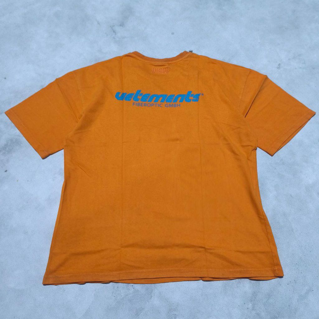 Baju kaos pria vetement orange