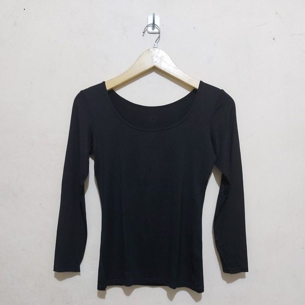 Tshirt Heattech regular scoop neck UNI*S