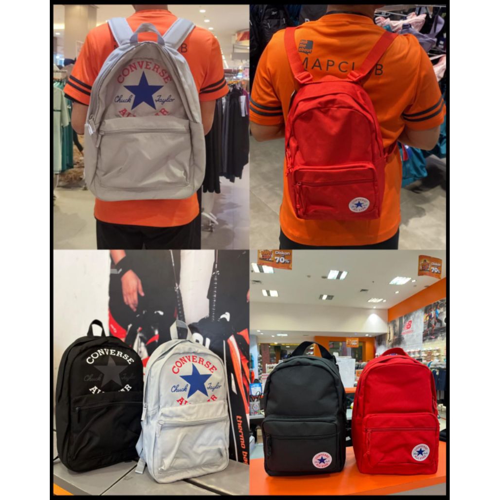 Tas/Backpack Converse/Nik3 Anak2/Dewasa Unisex Original Resmi PT MAP