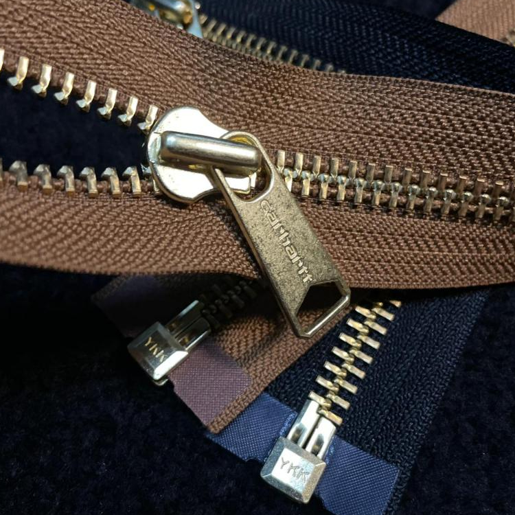 Carhartt YKK Zipper Brass 25inch Replacement Zipper No.10