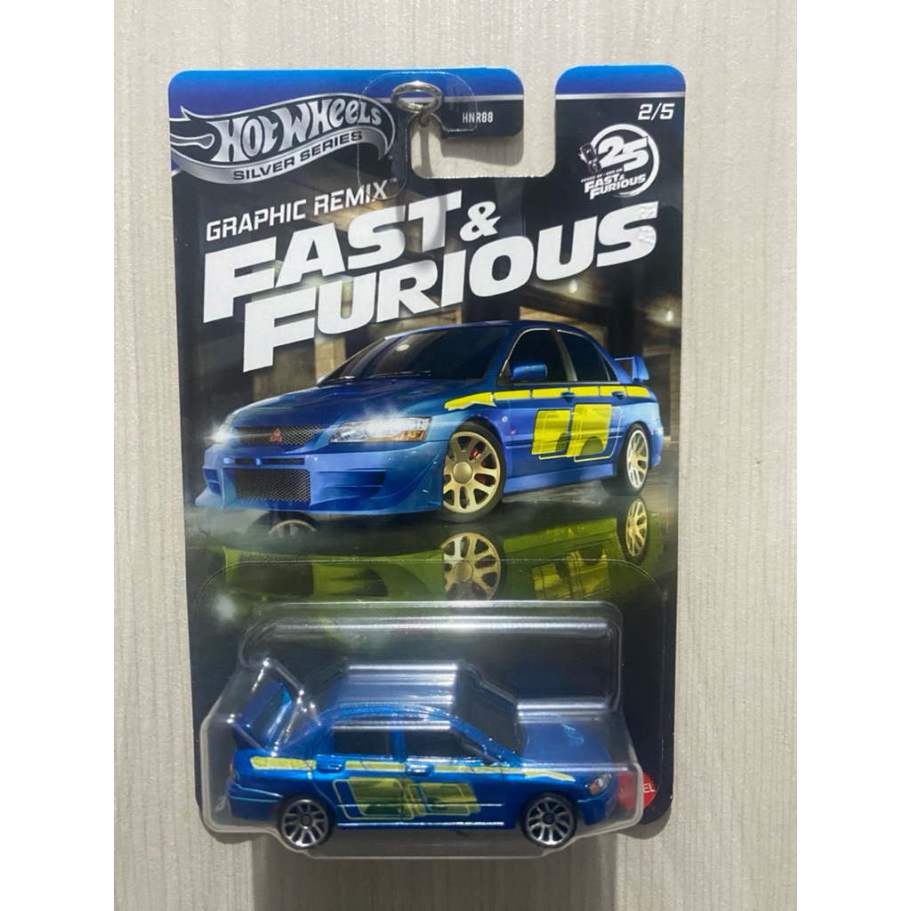HOT WHEELS FAST AND FURIOUS MITSUBISHI LANCER EVOLUTION VII