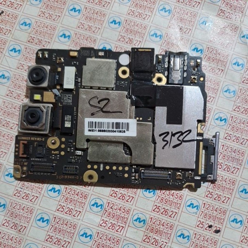 mesin redmi s2 3/32.