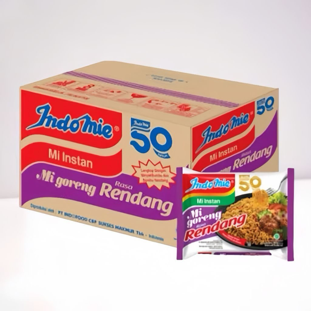 INDOMIE MIE GORENG RENDANG 1Dus isi 40pcs