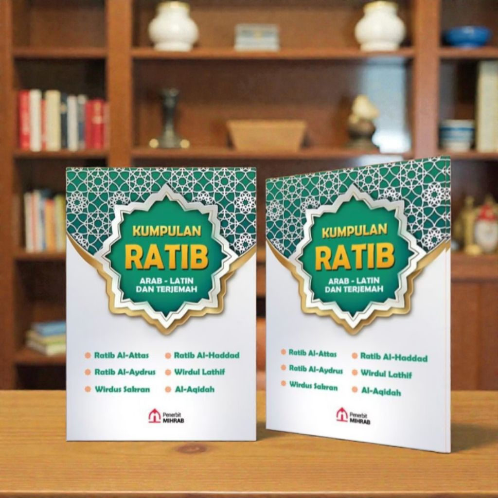 Buku kitab Kumpulan Ratib Arab Latin dan Terjemah Ukuran Besar A5 Ratib al-Attas al-Haddad al-Aydrus