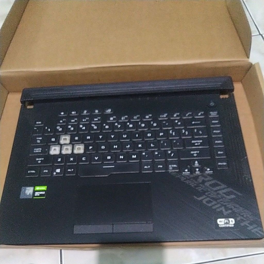 palmrest frame keyboard Asus rog strix G512Li