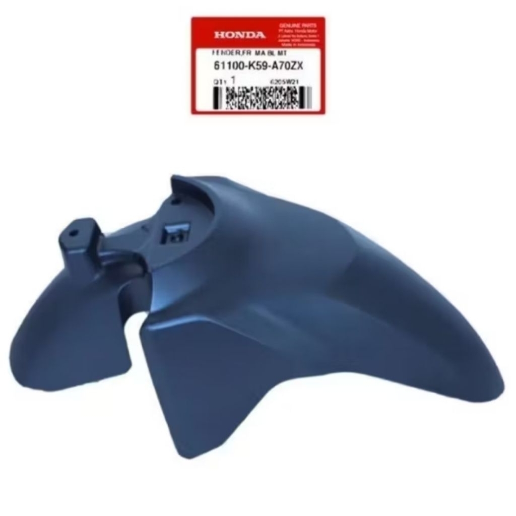 Spakbor Depan Atau Slebor Depan Vario 150 & 125 Led 2018 - 2022 Hitam Metalik Hitam Doff Biru Doff C