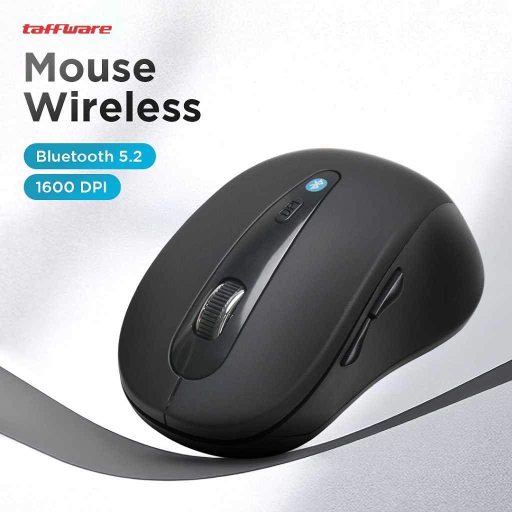 Mouse Bluetooth 5.2 Wireless Tanpa / No Dongle USB Universal 1600DPI