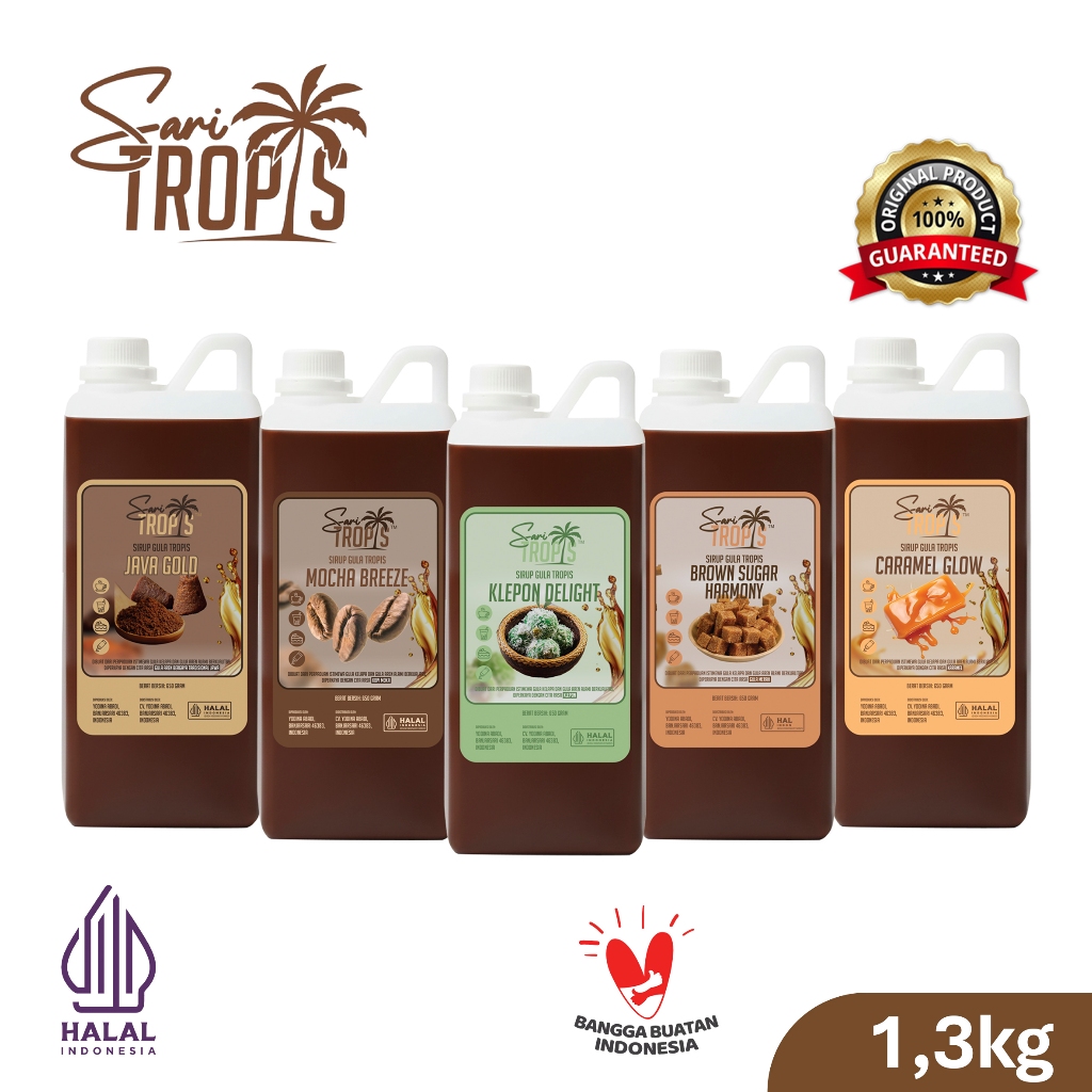 SARI TROPIS - TOPING SIRUP BERPERISA - GULA NON-RAFINASI