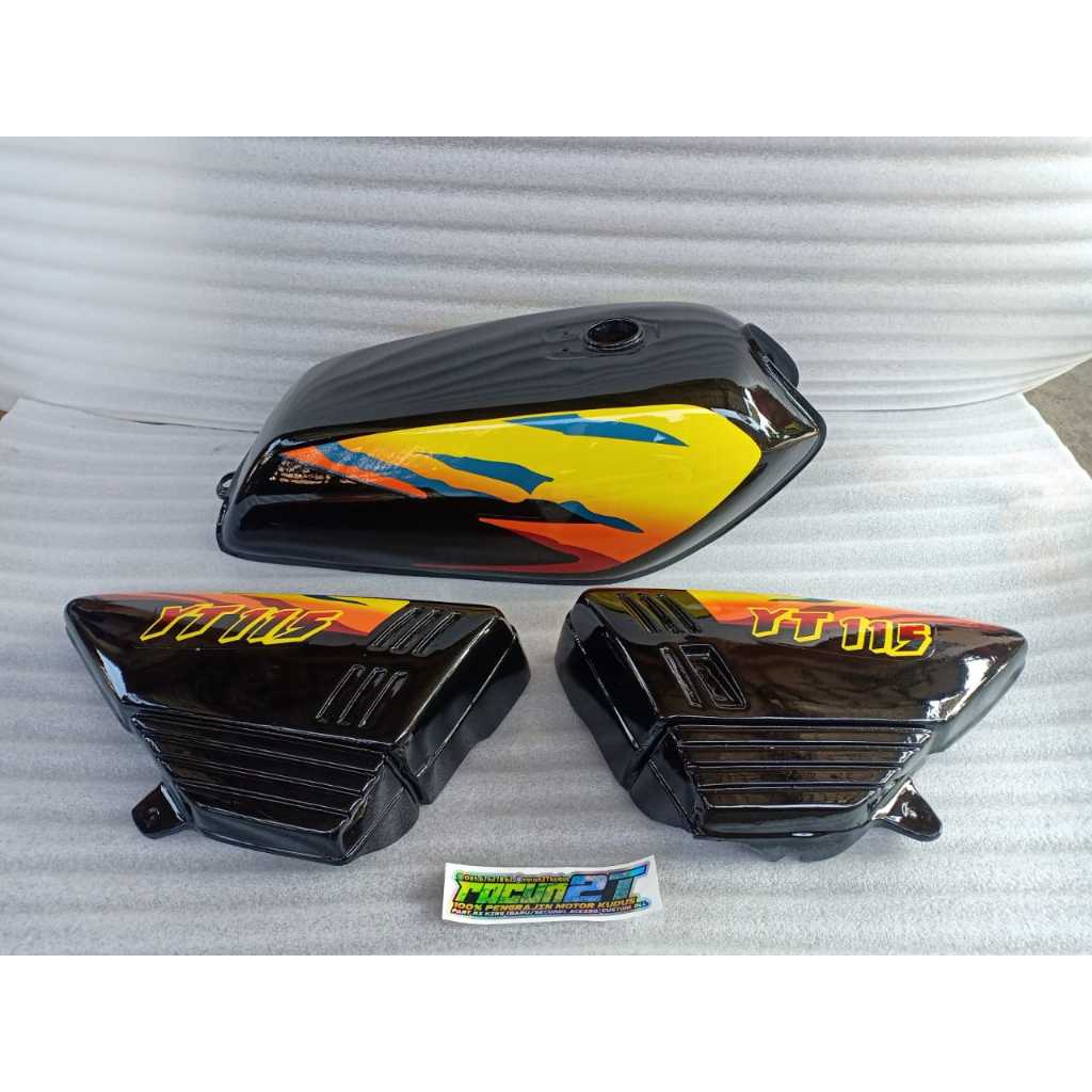 TANGKI YAMAHAM YAMAHA YT OREN SET BOK AKI