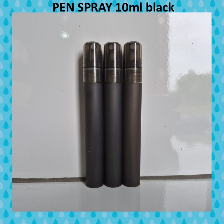 Pen Spray 10ml Black / botol parfum / spray parfum