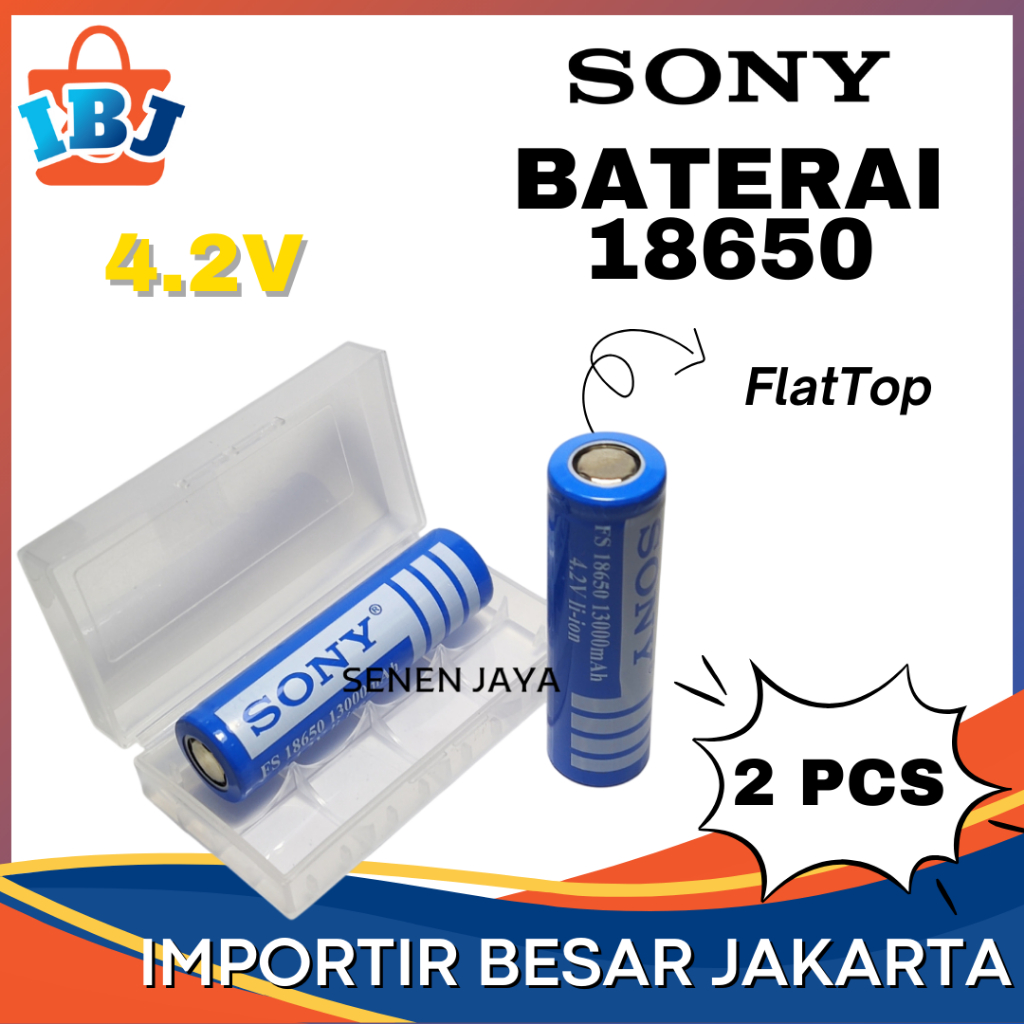 BISA CODBATERAI 18650 BATRE 18650 original Battery 18650  4.2V Sony 13000 mAh Batre Sony 18650 4.2V 