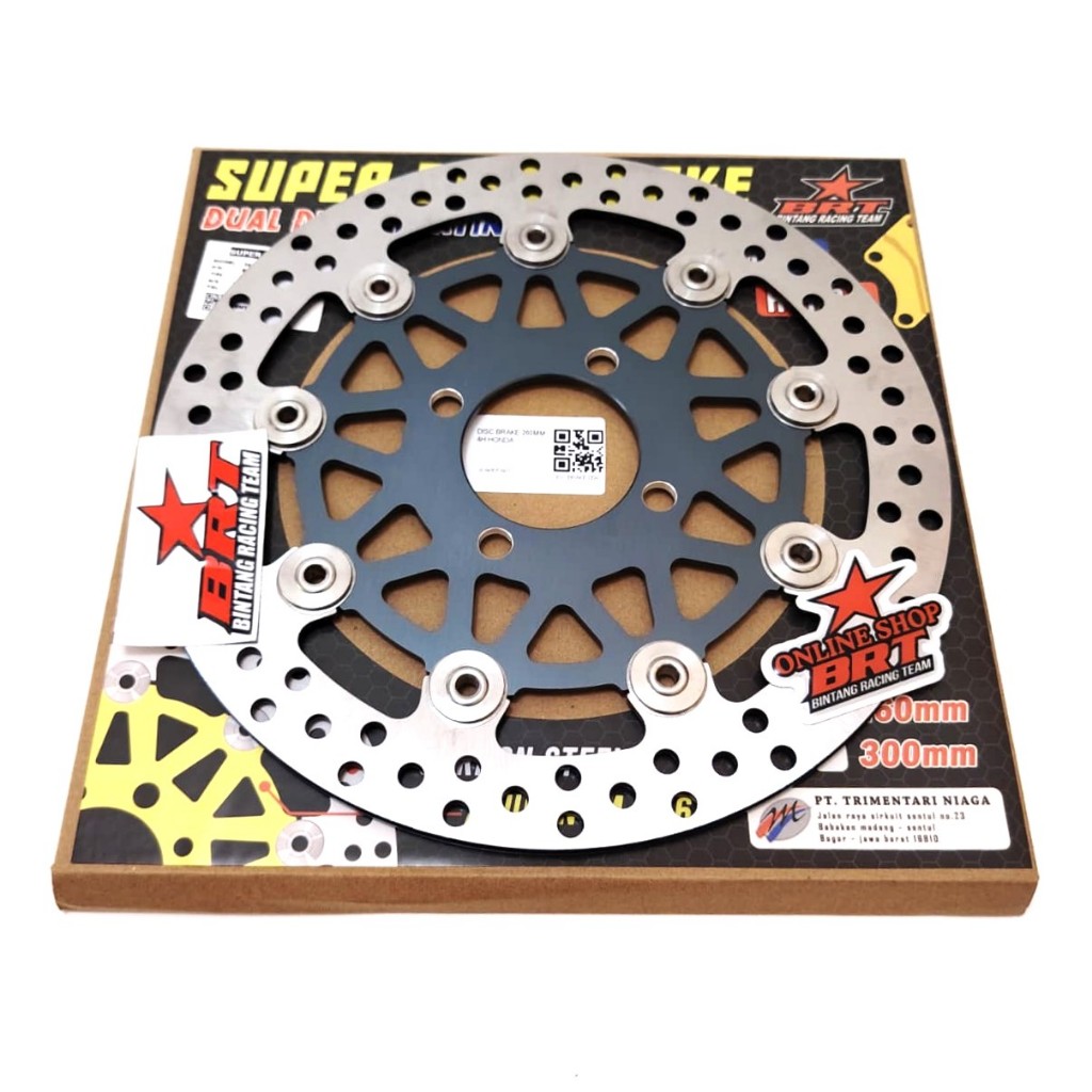 DISC BRAKE PRIRINGAN CAKRAM BRT SUPER FLOATING 260mm 300mm HONDA YAMAHA UNIVERSAL