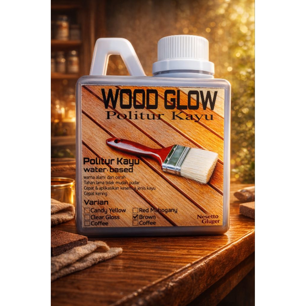 Plotur plitur kayu jati pengkilap kayu jati mahoni 500gr