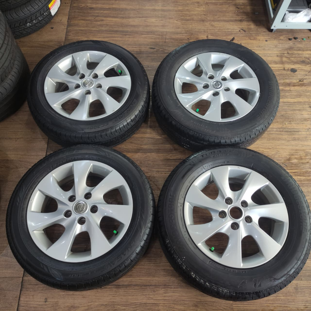 Velg copotan serena ring 16 + ban 195/60 bridgestone/dunlop