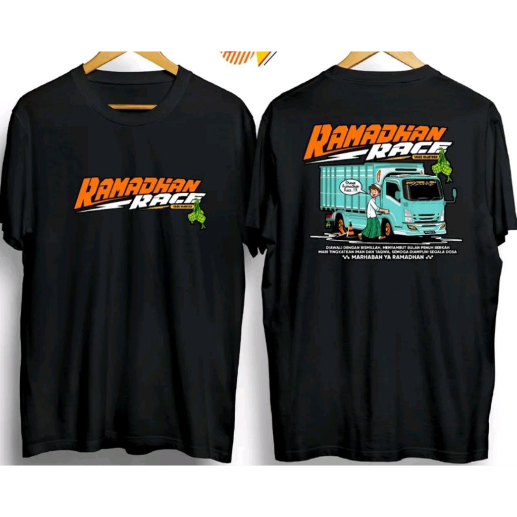 Kaos T-shirt RAMADHAN RACE TRUCK Kaos Distro unisex