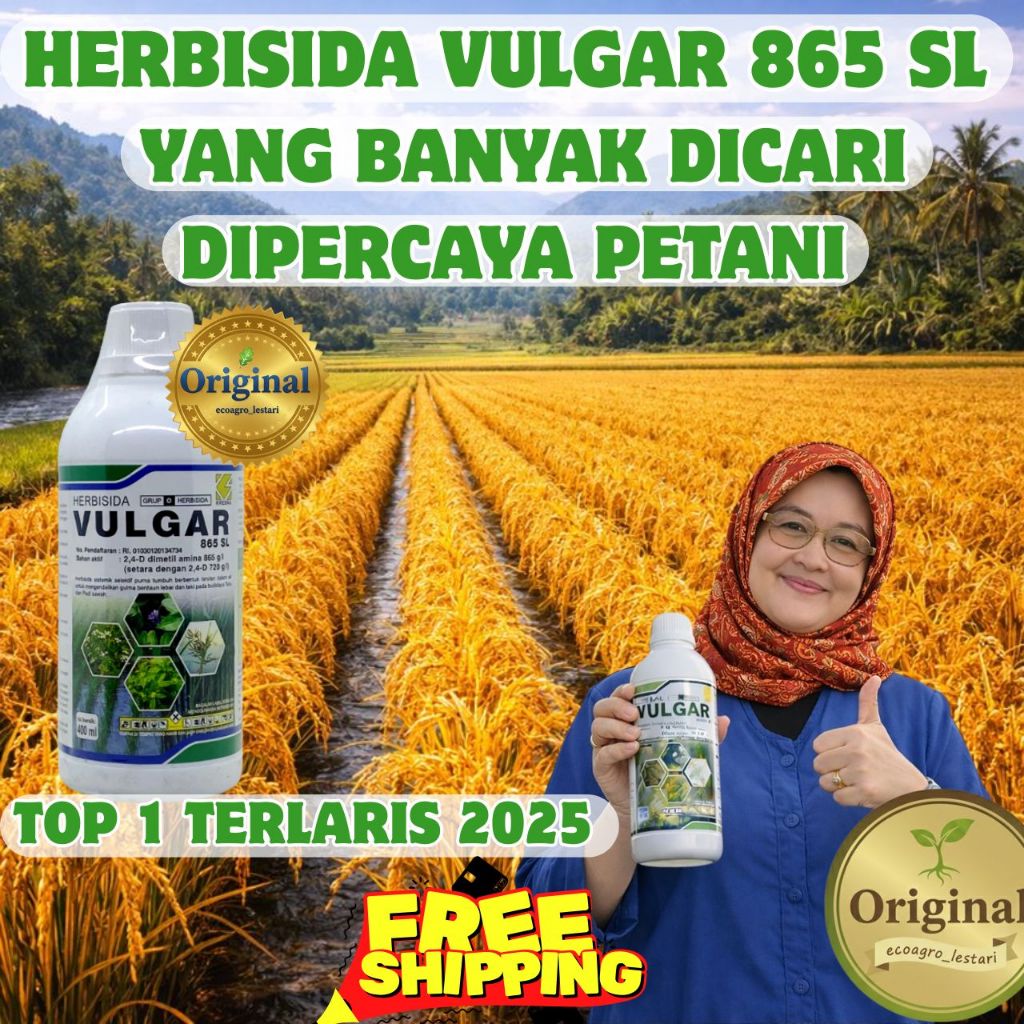 [HERBISIDA SELEKTIF RUMPUT] Vulgar 400ml - Pembasmi Rumput, Racun Rumput Paling Ampuh, Herbisida Sel