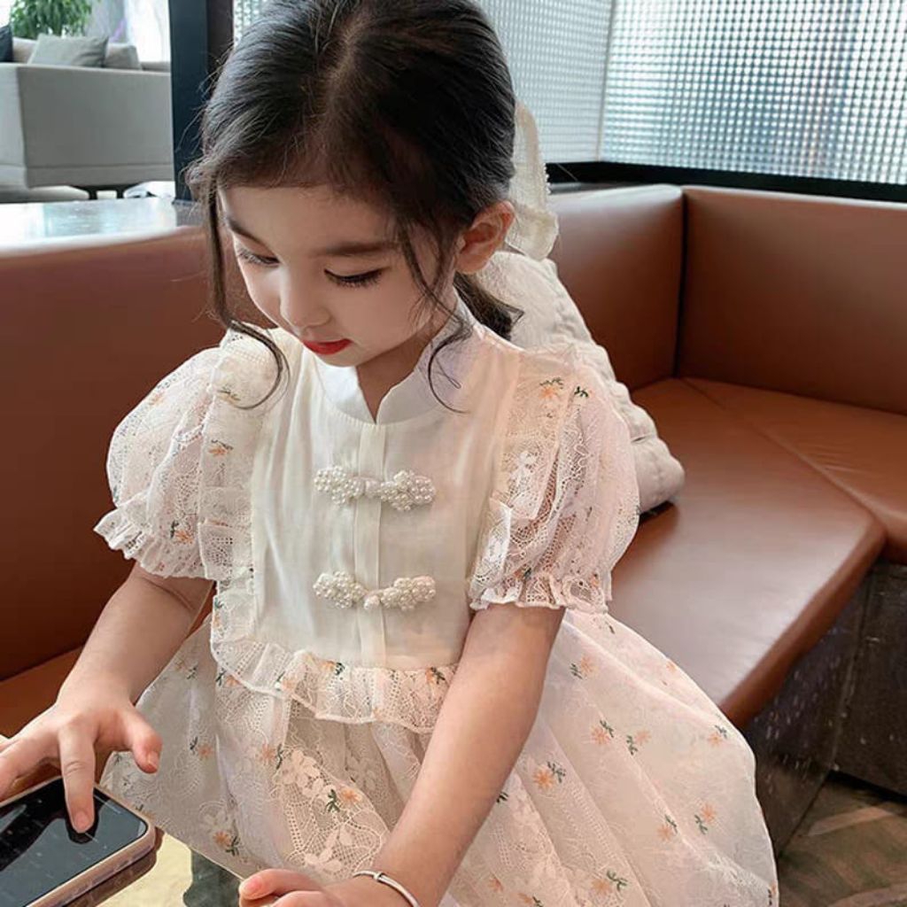 DRESS CHEONGSAM ANAK PEREMPUAN / DRESS CHEONGSAM ANAK CEWEK