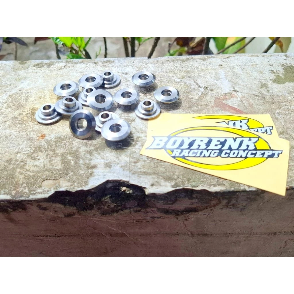 RETAINER TITANIUM TOPI KLEP SAJA TYPE SIM UNTUK KLEP BATANG 5MM -BOYRENK