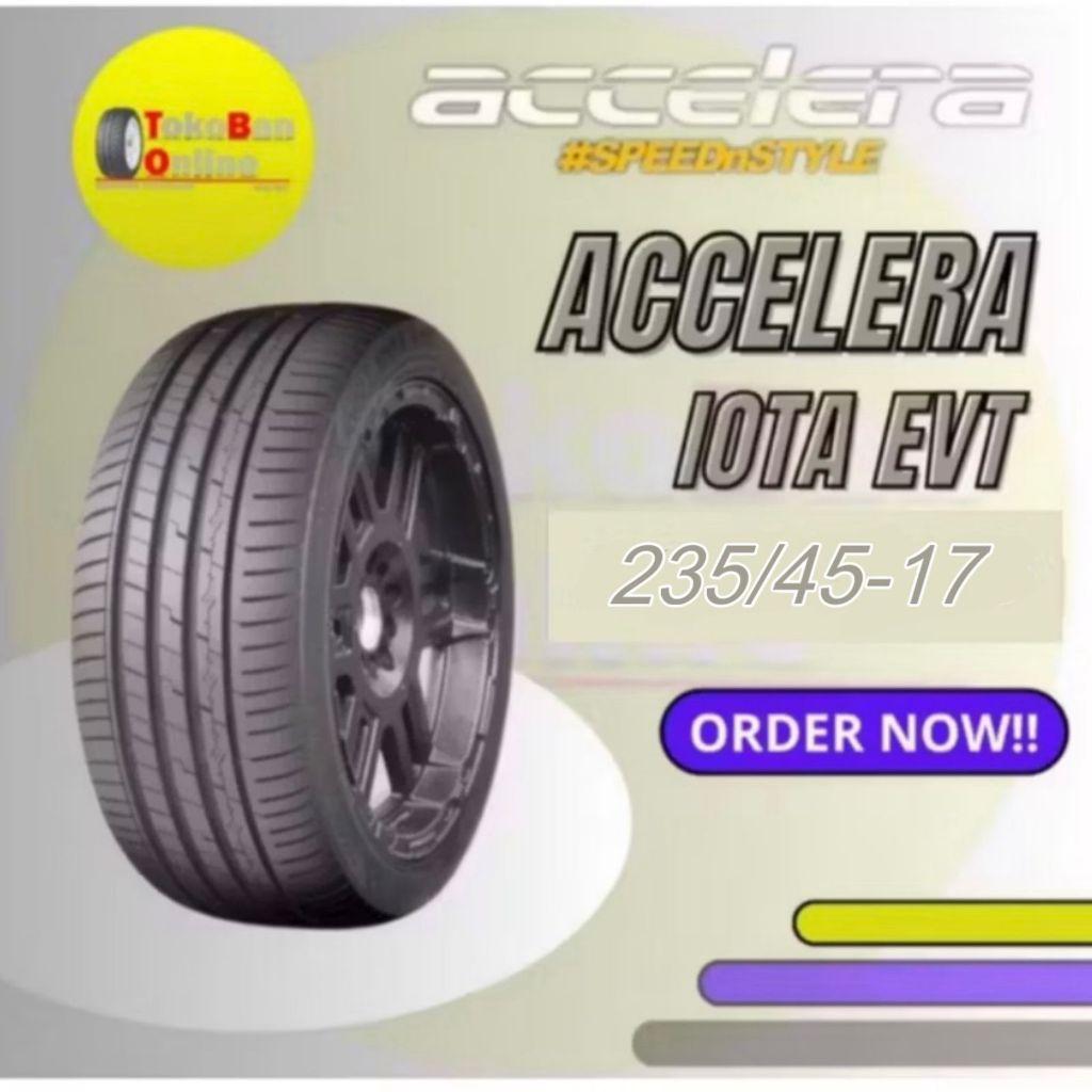 Ban Accelera 235/45 R17 23545 R17 23545R17 235/45R17 235/45/17 R17 R 17 IOTA EVT