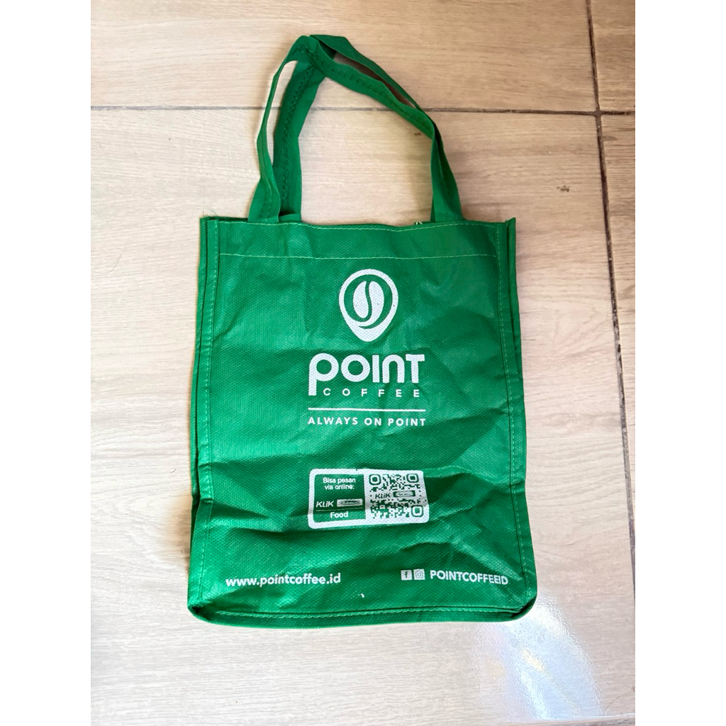 tas spunbond / totebag / shooping bag point coffe kecil