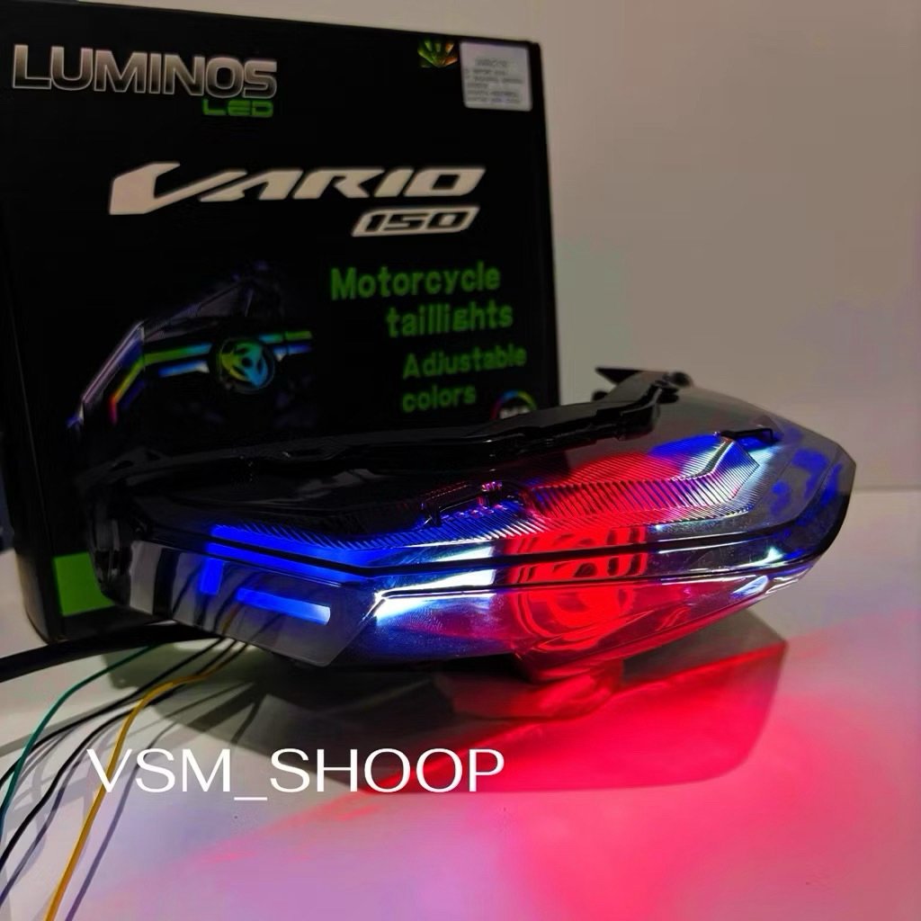 Stoplamp Vario 125/150 New Stoplamp Luminos Model Lazy Saringgan RBG 210 Mode