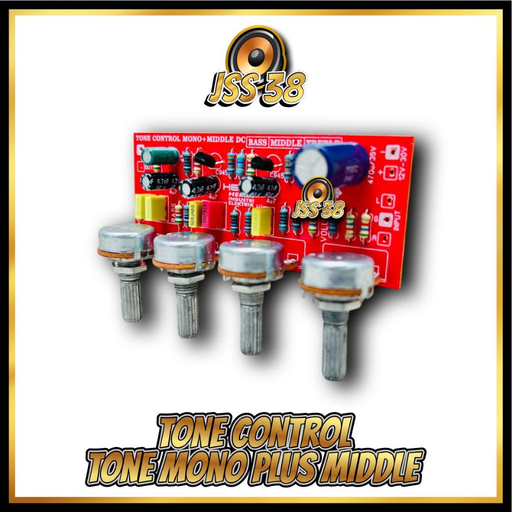 Tone Control Mono Middle 4 Potensio ups