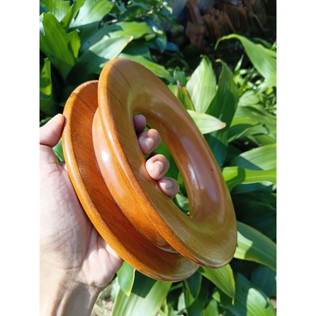 Gulungan senar pancing / Gulungan layangan / puyen kayu ukuran 18, 19, 20 cm kualitas super