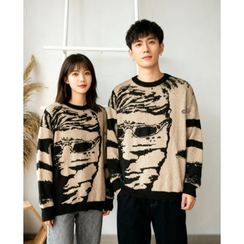 Swearter Rajut Knit STATPEX - Rajut Tebal Dan Lembut Wanita / Pria