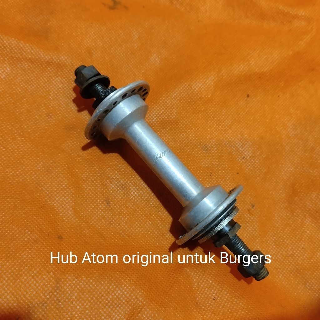 Hub roda depan Atom original untuk sepeda onthel Burgers