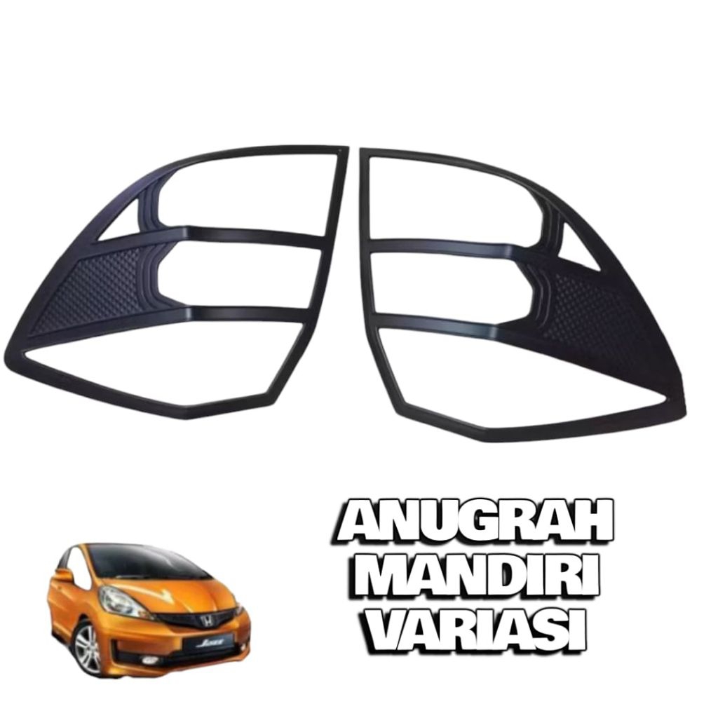 GARNIS LAMPU BELAKANG MOBIL ALL NEW JAZZ 2011-2013 HITAM
