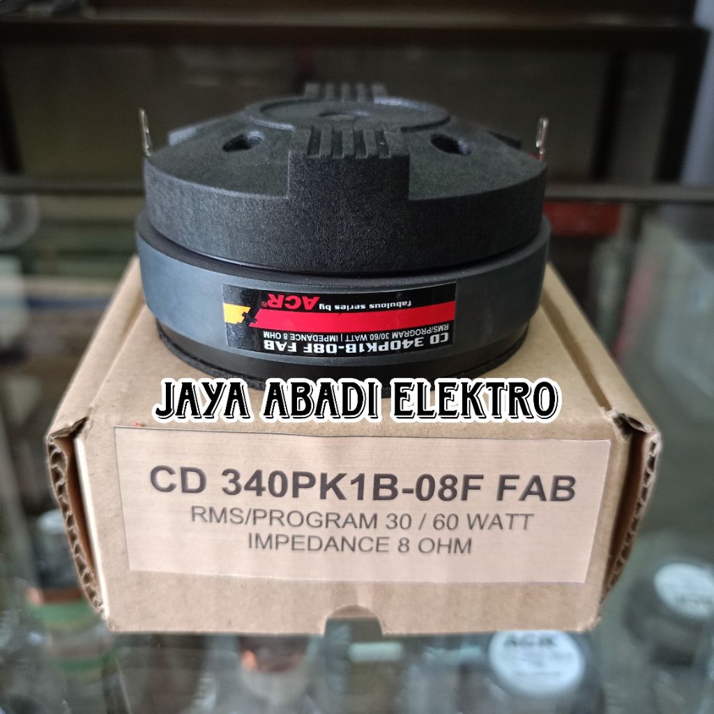 DRIVER TWEETER ACR FABULOUS CD 340PK1B-08F FAB