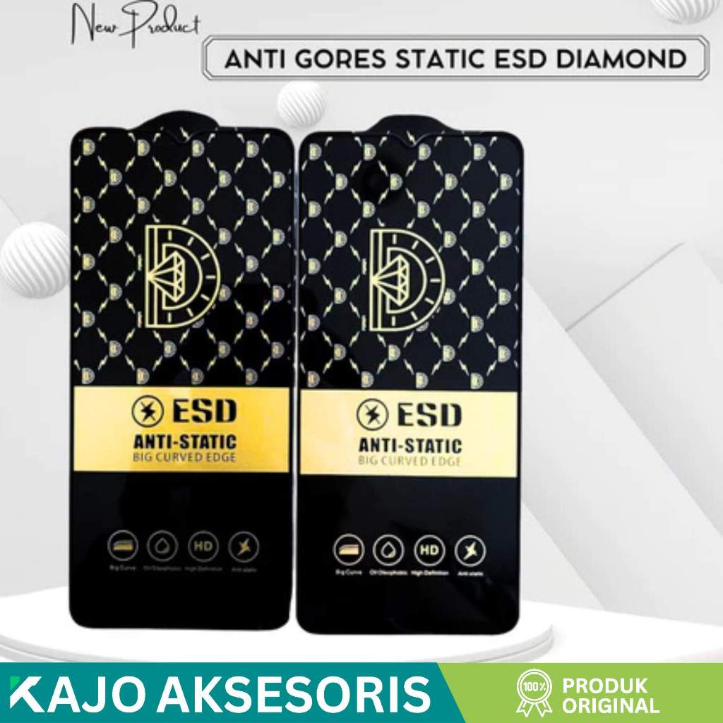TEMPERED GLASS ESD DIAMOND KHUSUS LIVE